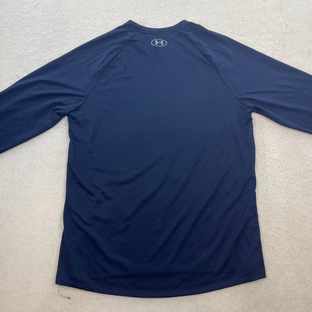 Under Armour Notre Dame Fighting Irish Logo Lockup Tech Raglan Long Sleeve Sz L - Picture 5 of 5